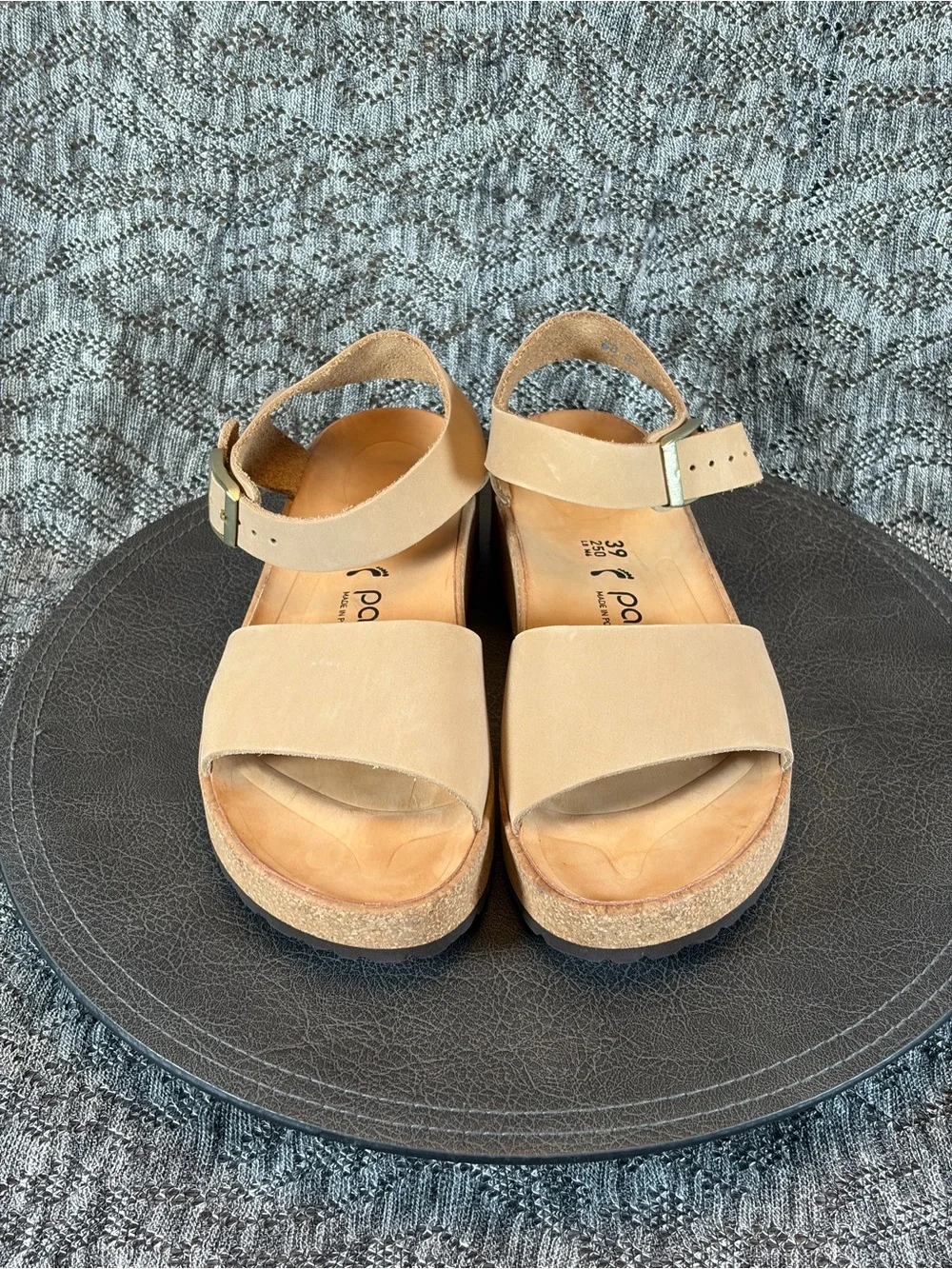Papillio by Birkenstock Glenda Sandal Sandcastle Nubuck size 39